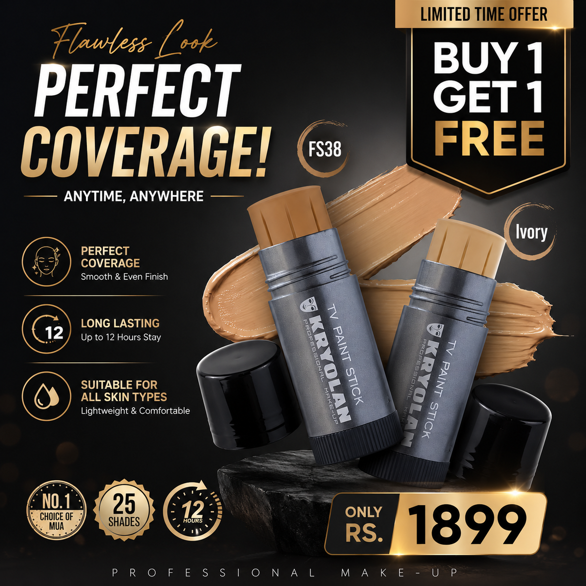 ✨ TV PAINT STICK FOUNDATION ( BUY 1 GET 1 FREE )