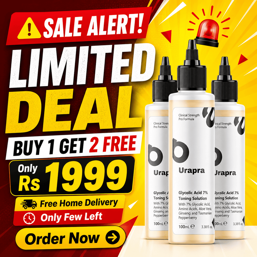 Urapra Glycolic Acid 7% Toning Solution [ BY 1 GET 2 FREE ]